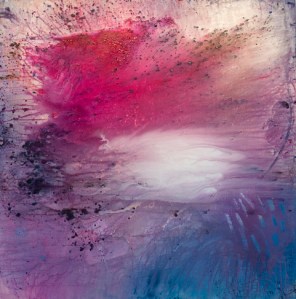 Further Out, 2011 Painting Oil, acrylic and mica on canvas 62 x 62 inches