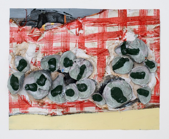 Claimy, acrylic on paper, 2011