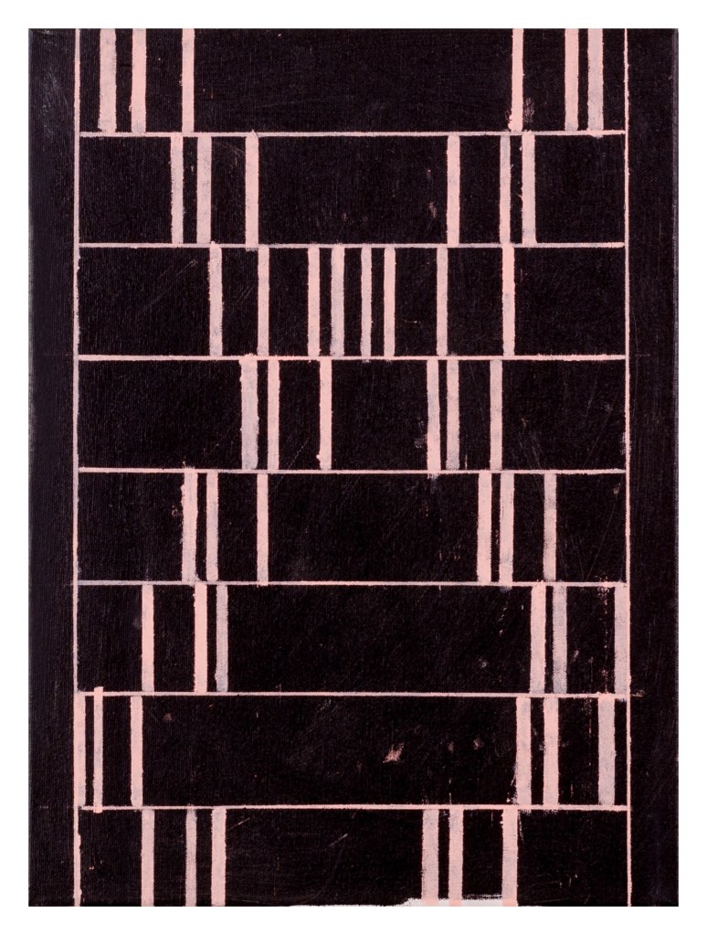 Brian Edmonds Crimewave (2016). 16 x 12 in. Acrylic on canvas.